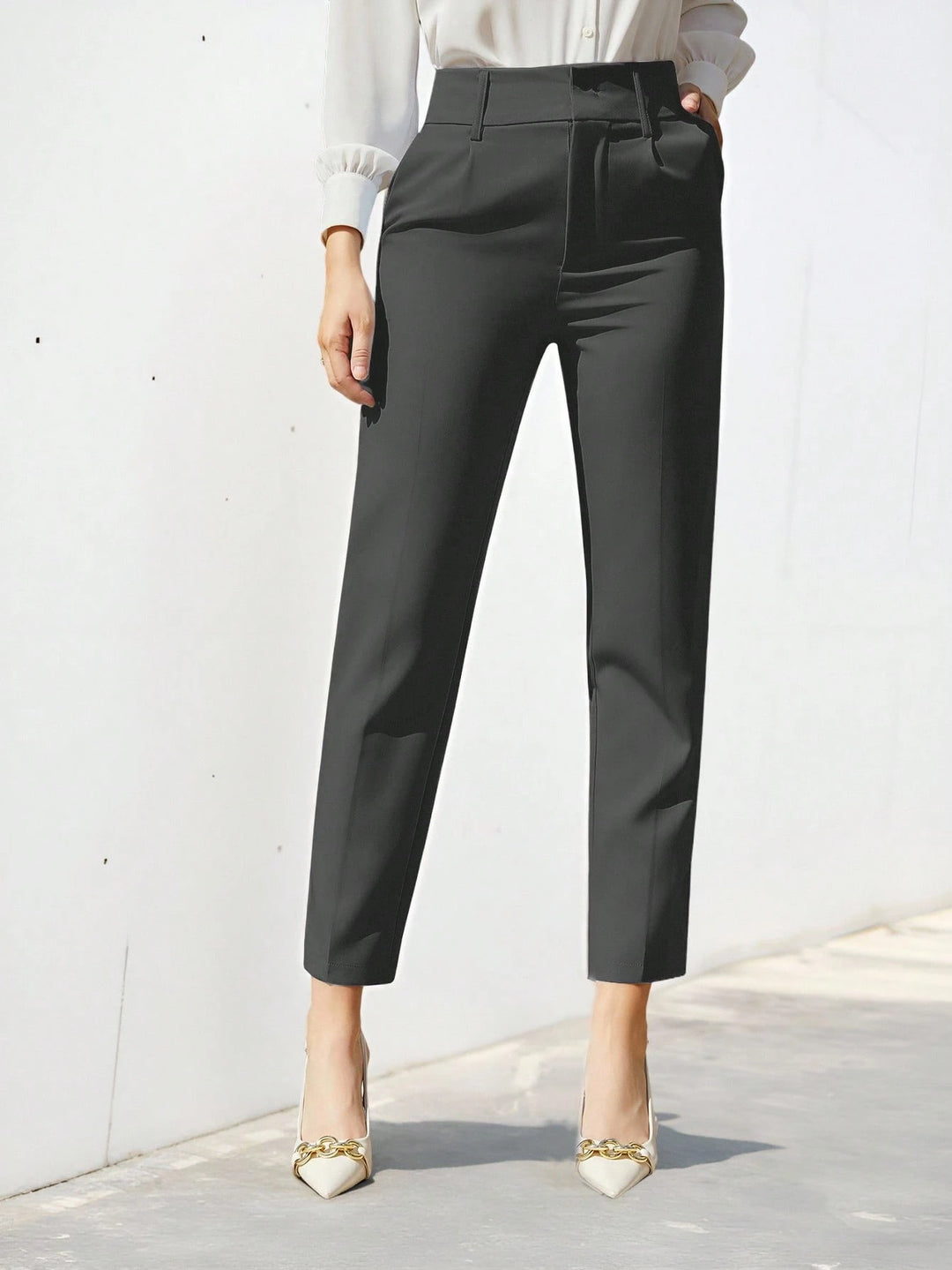 Pantaloni SHEIN, gri