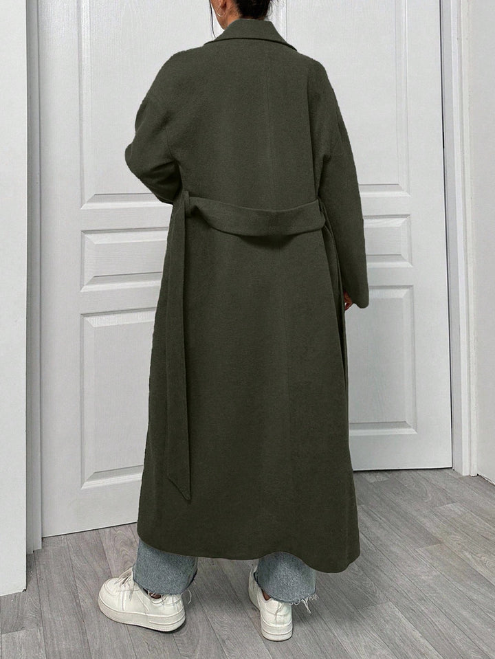 Hosszú kabát SHEIN, khaki