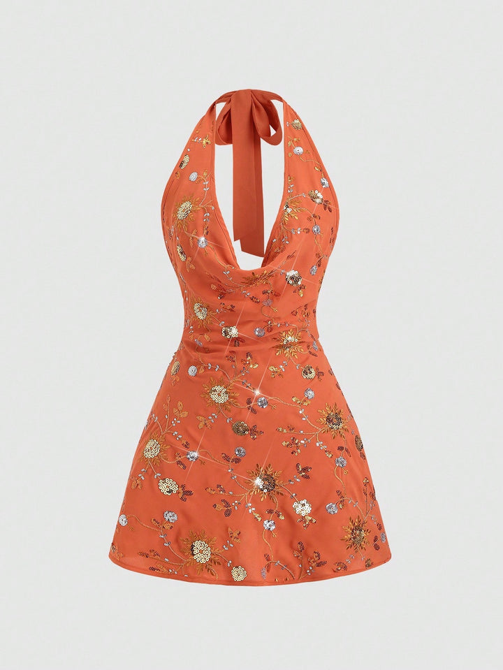 SHEIN mini ruha, narancssárga