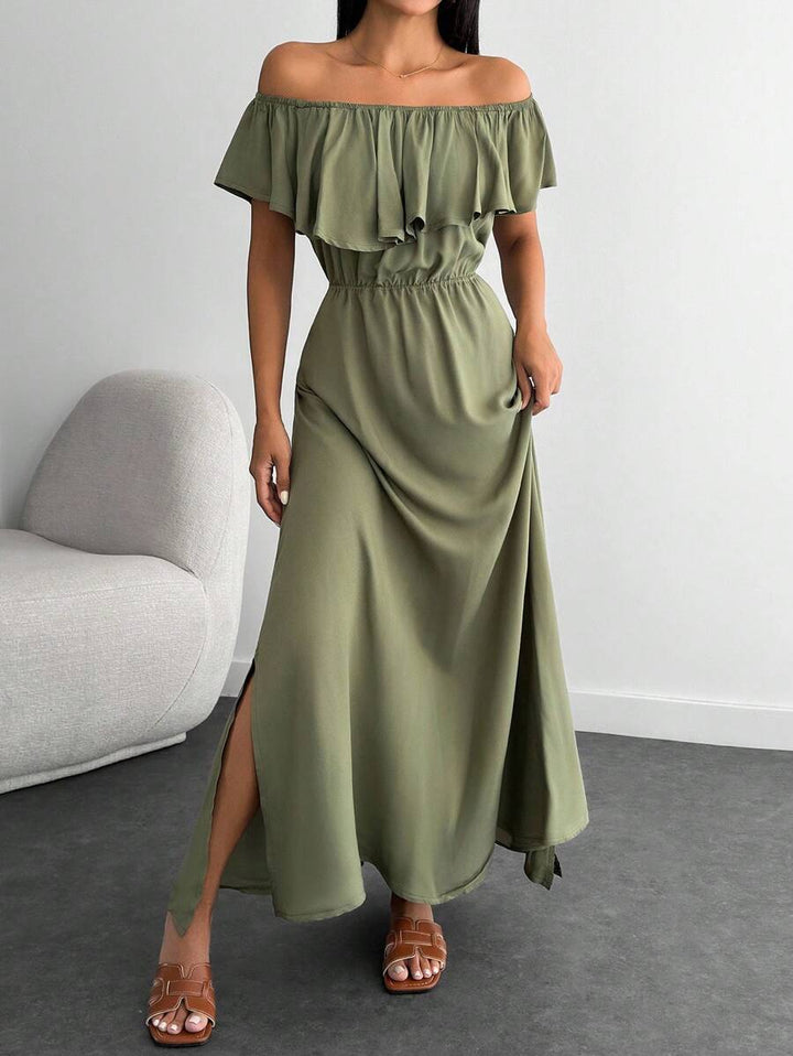 Rochie maxi SHEIN, verde
