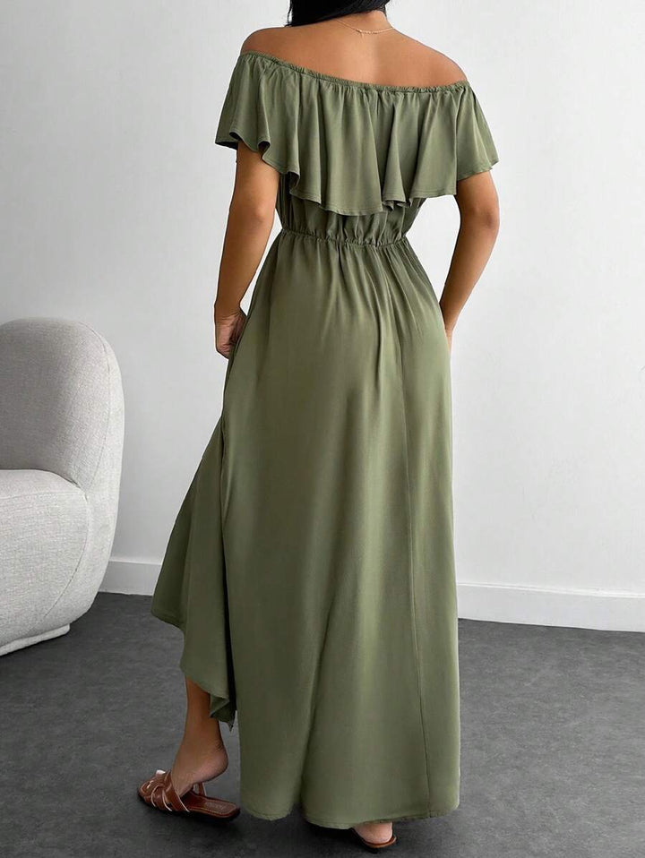 Rochie maxi SHEIN, verde