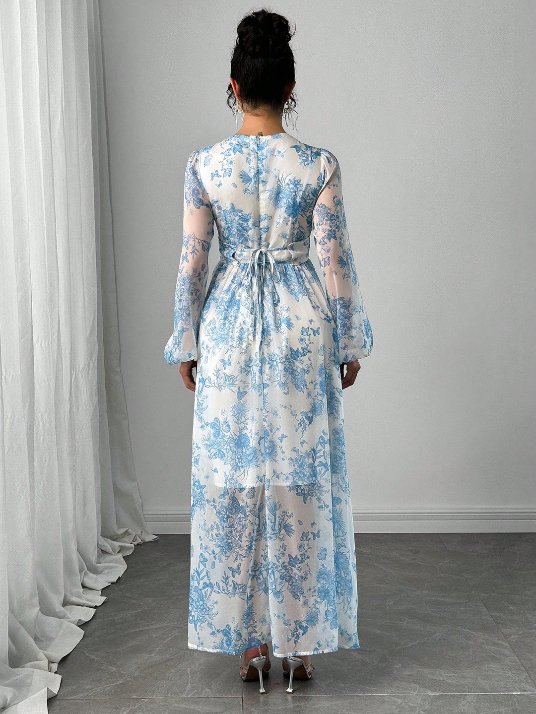 Rochie maxi SHEIN, albastru