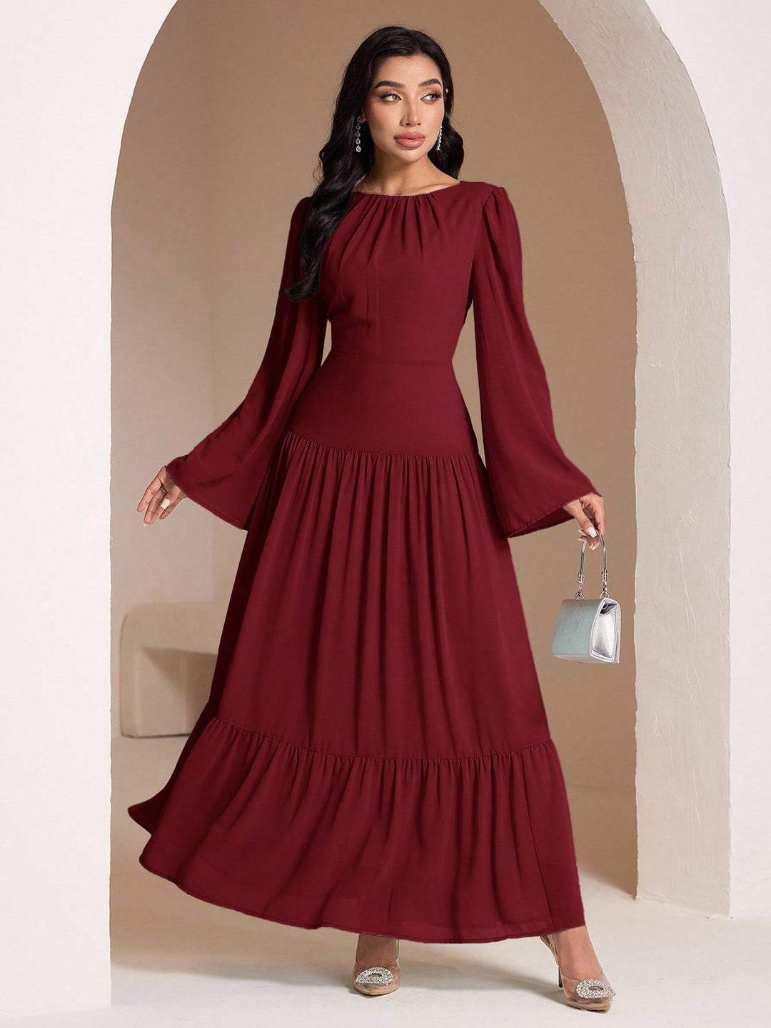 Rochie SHEIN, vișiniu