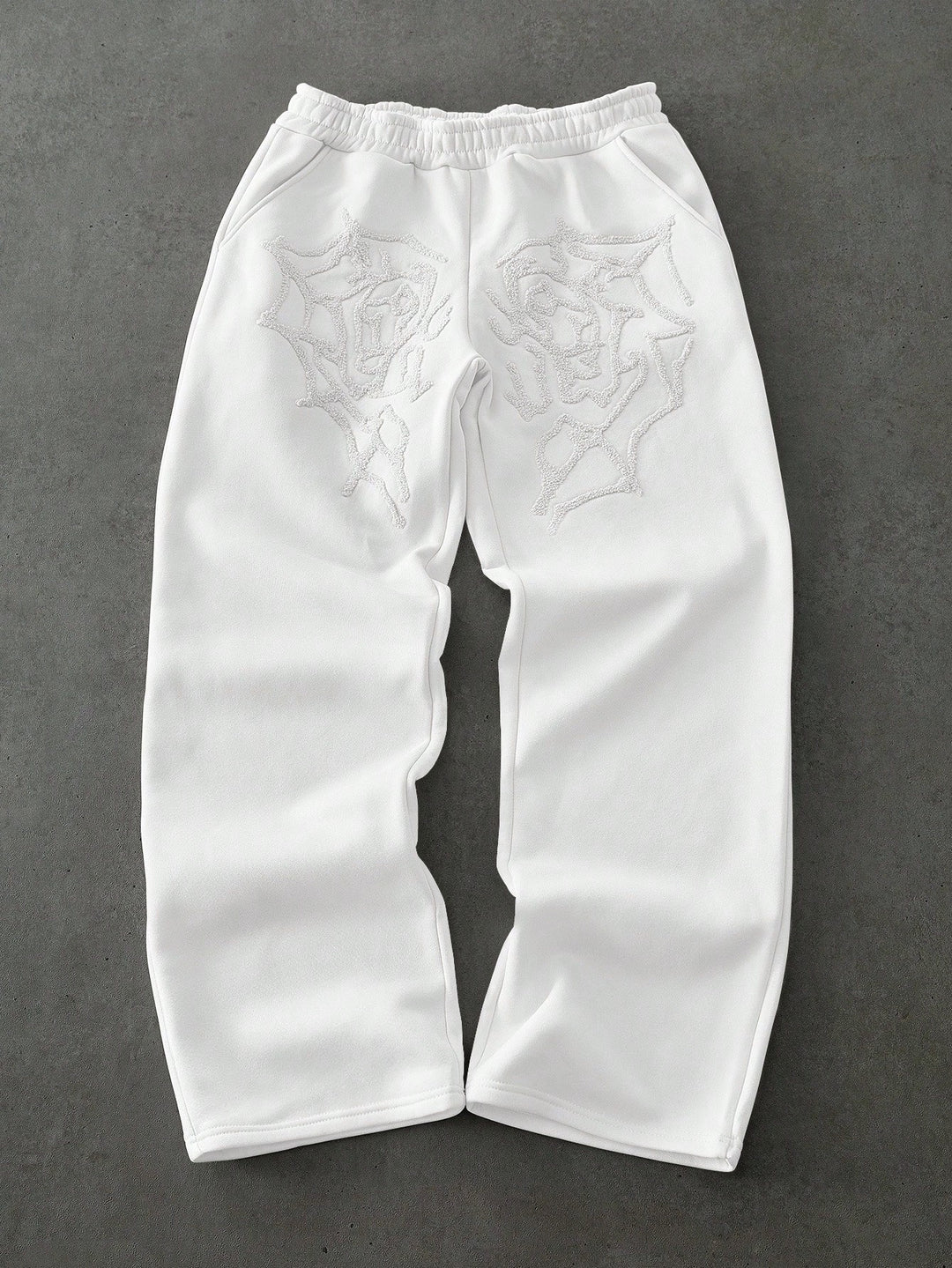 Pantaloni SHEIN, alb