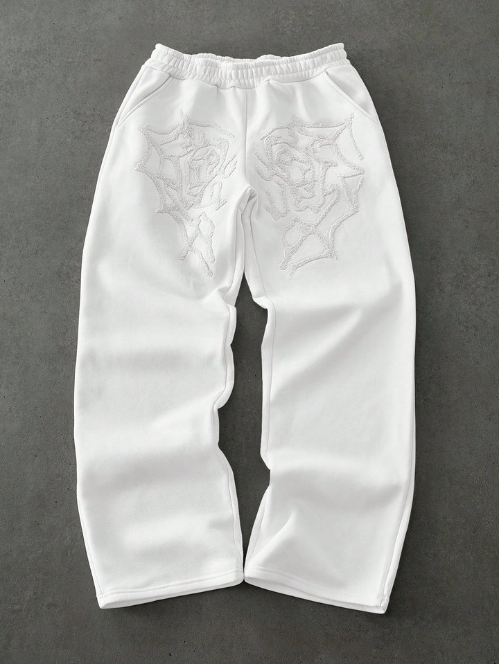 Pantaloni SHEIN, alb