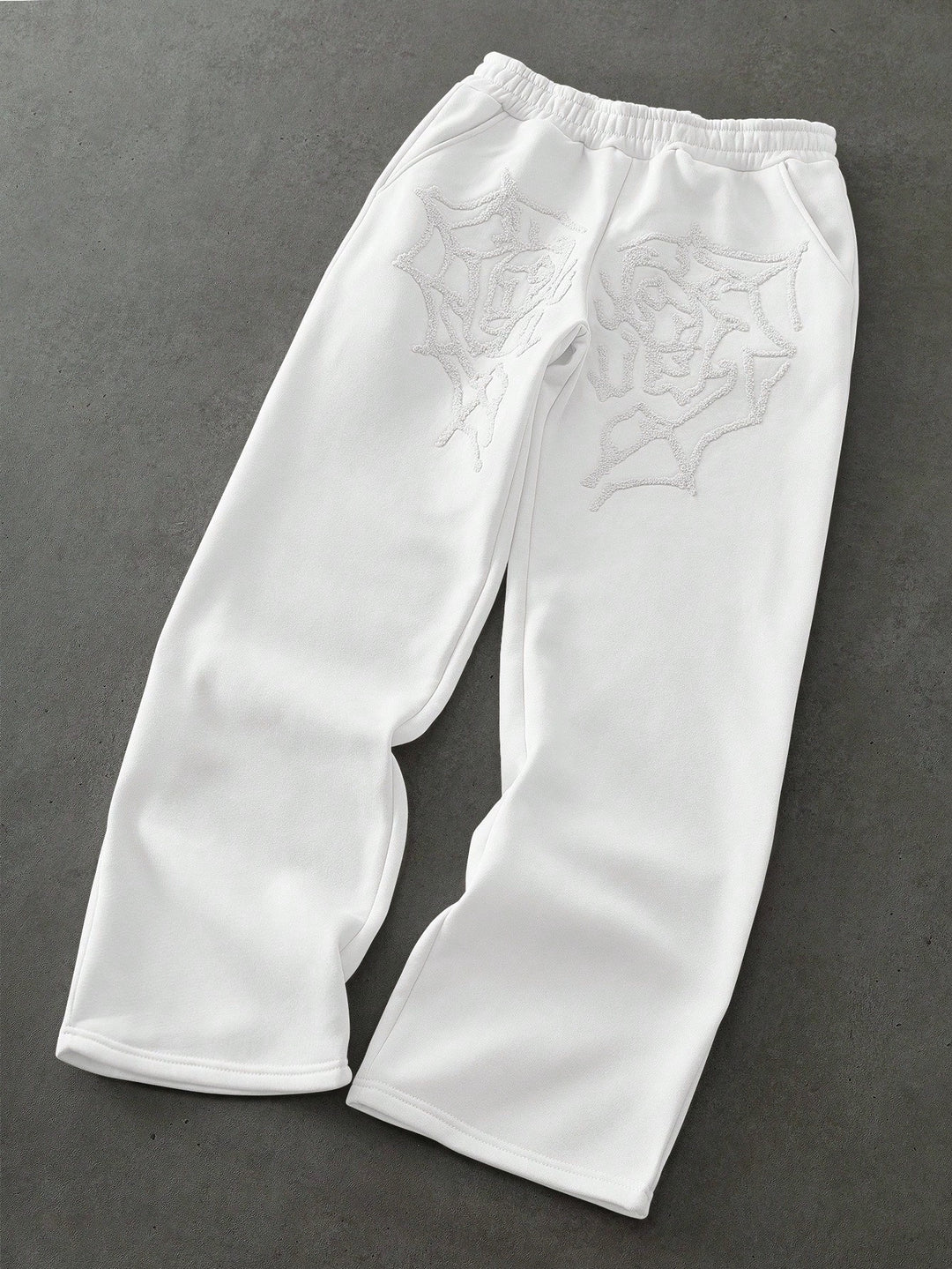 Pantaloni SHEIN, alb