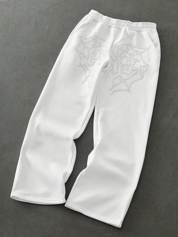 Pantaloni SHEIN, alb