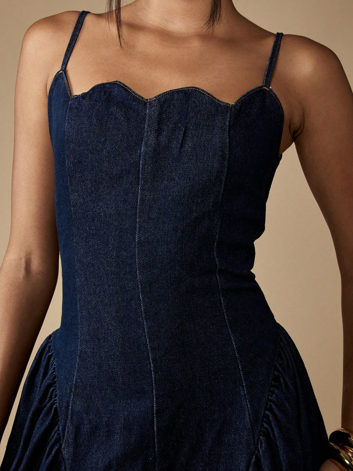 Rochie maxi SHEIN, albastru