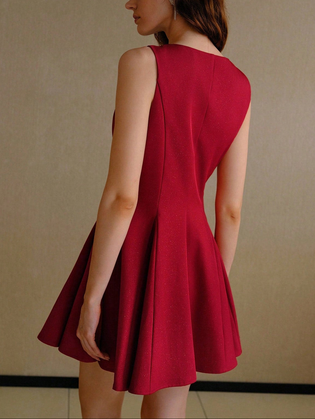SHEIN mini ruha, piros