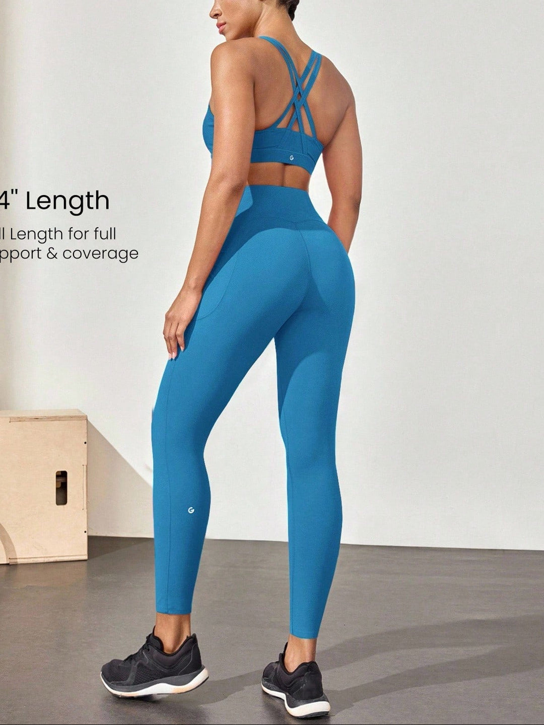 Shein sportleggings, kék
