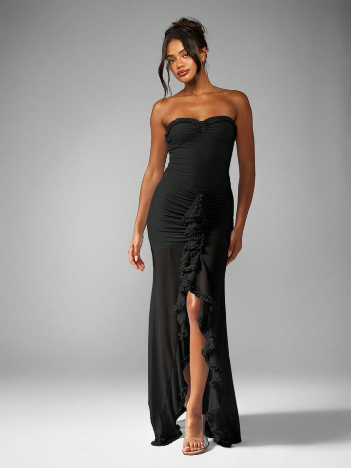 Rochie maxi SHEIN, negru
