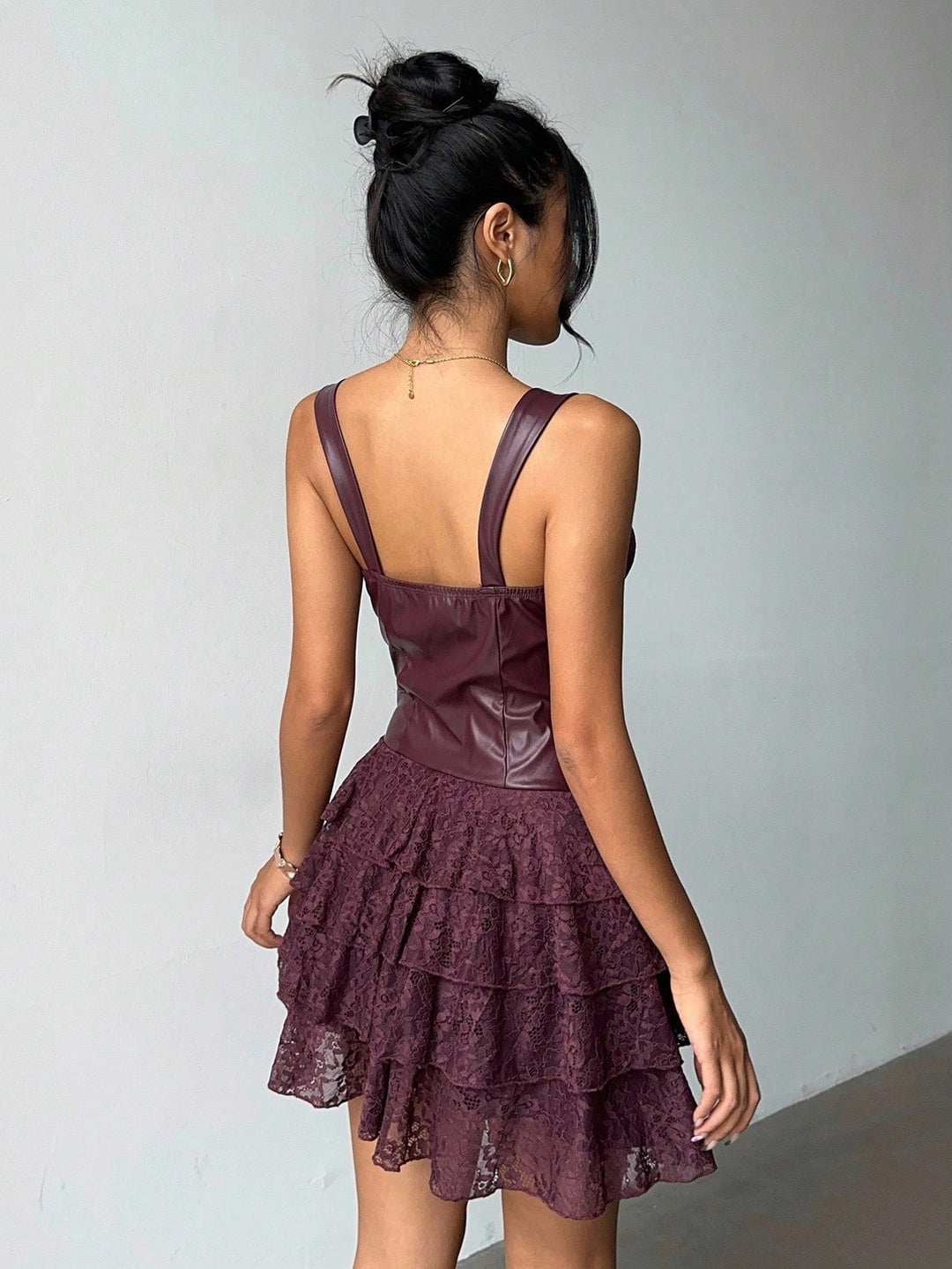 Rochie mini SHEIN, vișiniu