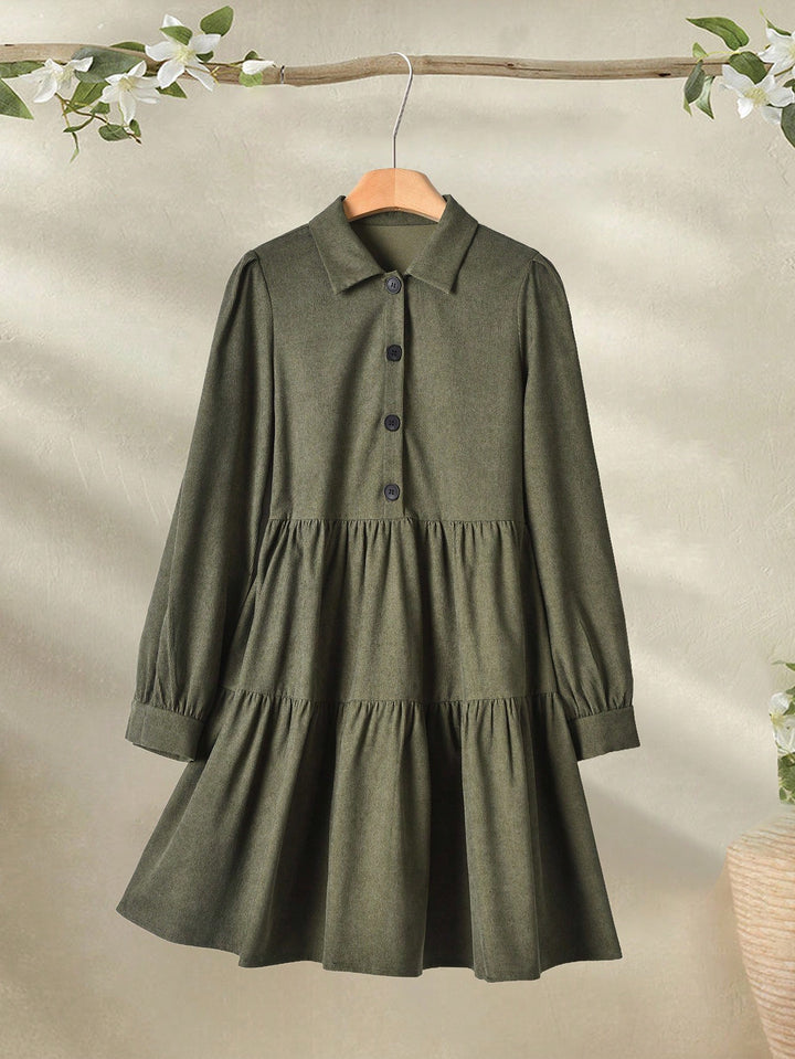 Rochie scurtă SHEIN, kaki