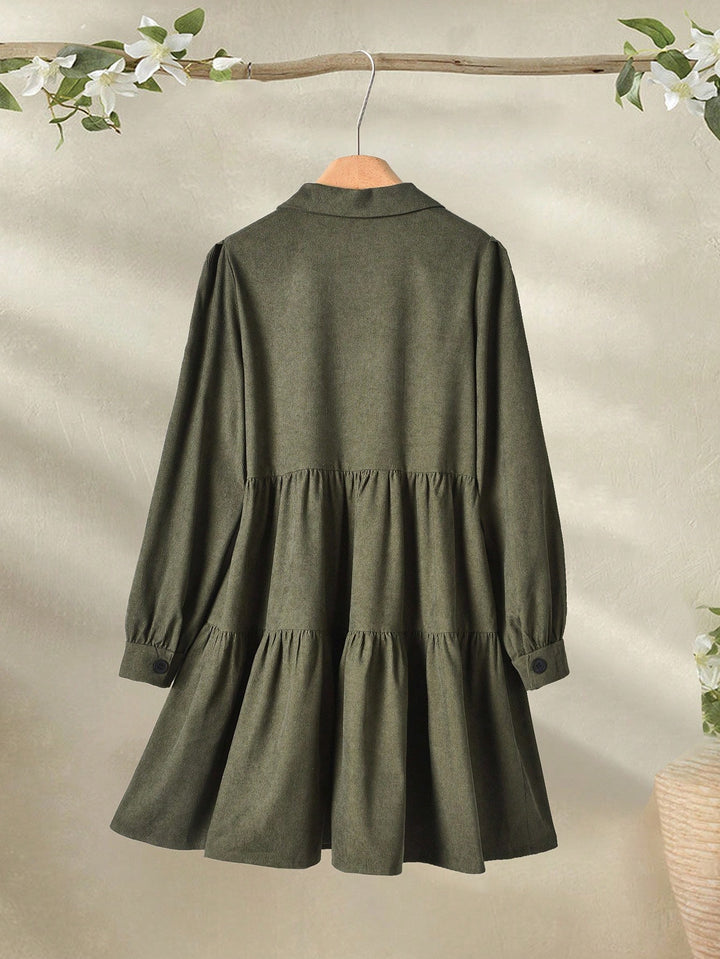 SHEIN rövid ruha, khaki