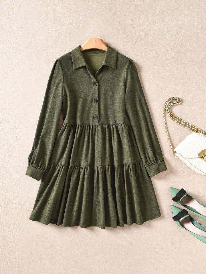 SHEIN rövid ruha, khaki