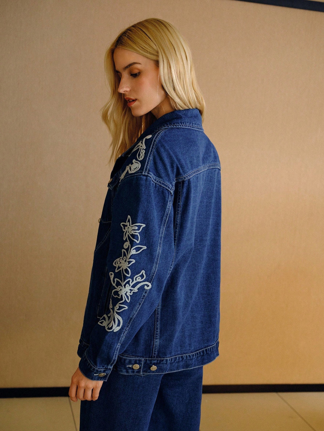 Jachetă din denim SHEIN