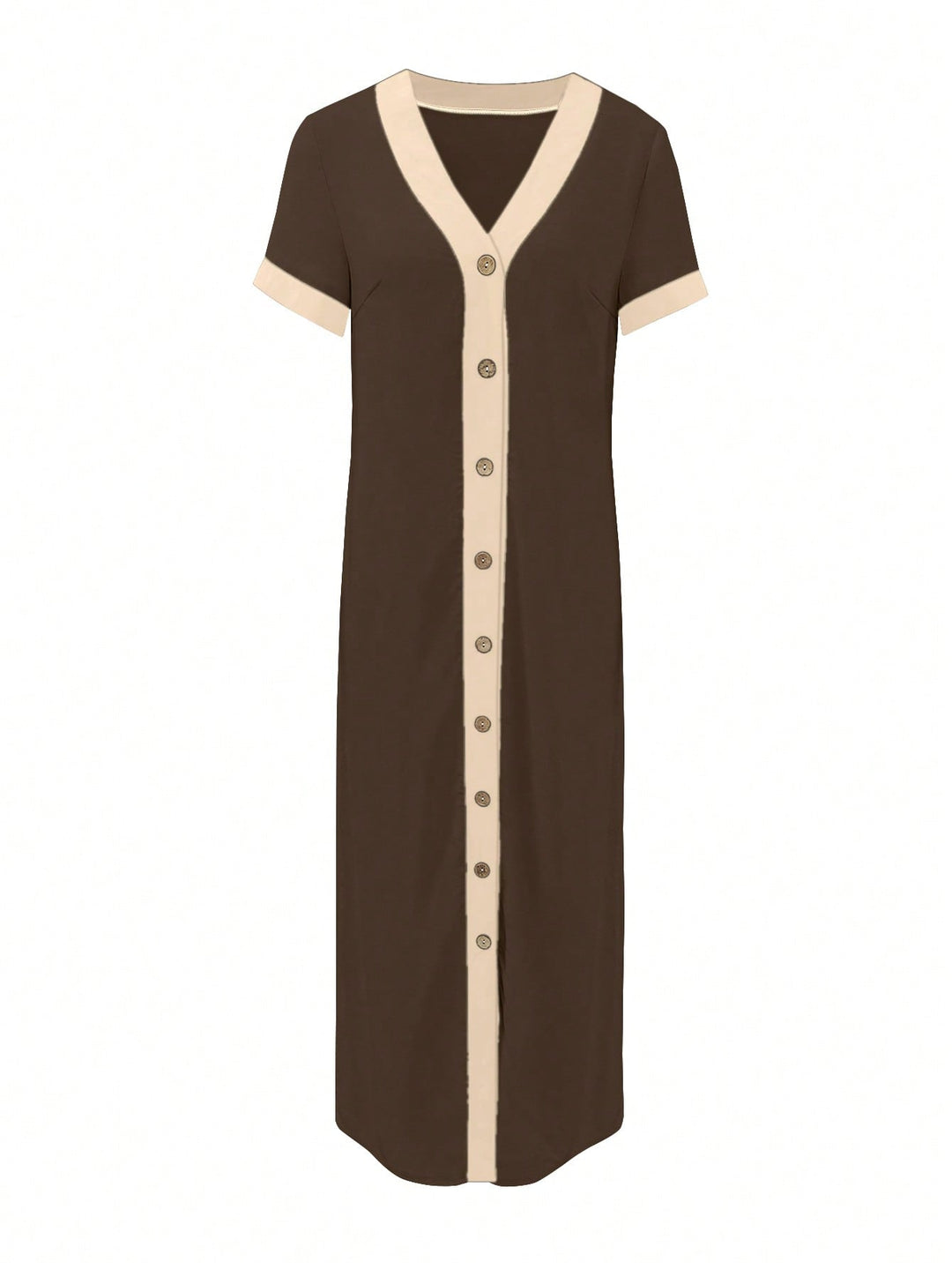 Rochie maxi SHEIN, maro