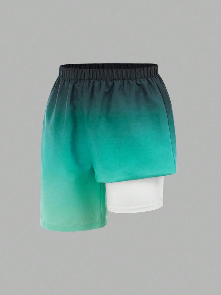 Short de baie SHEIN, albastru