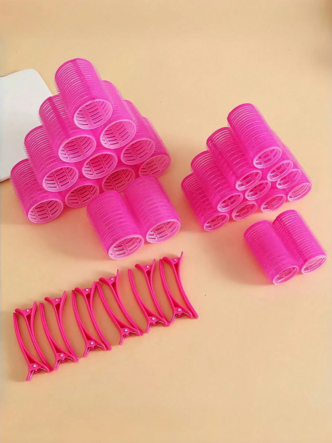 Set bigudiuri SHEIN, roz