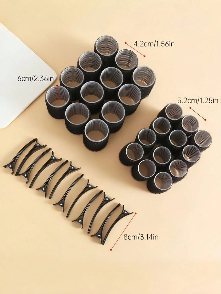Set bigudiuri SHEIN, negru