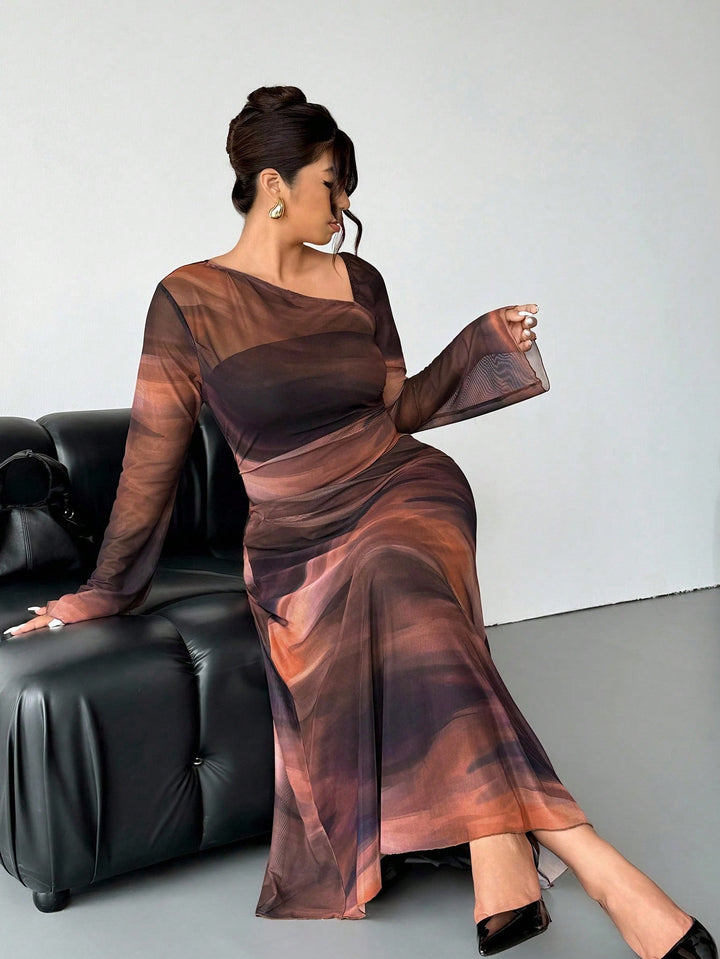 Rochie SHEIN, mix culori