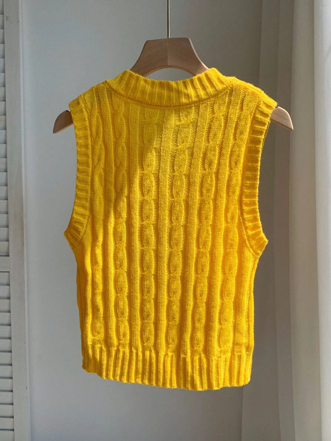 Vestă SHEIN, galben