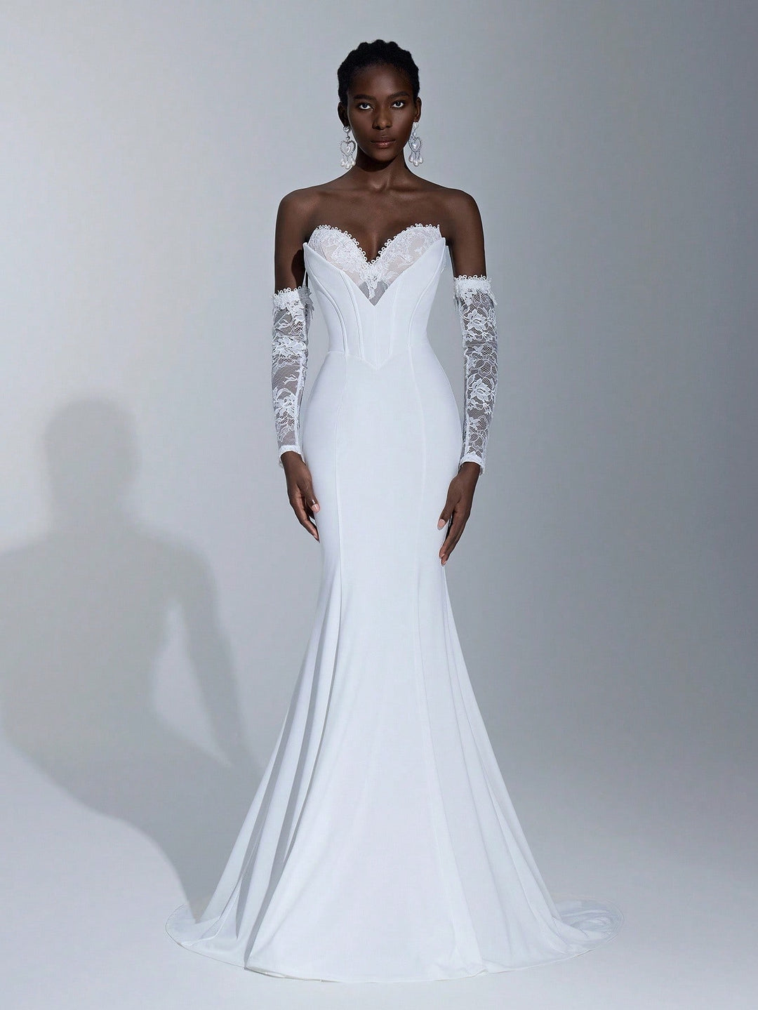 Rochie de mireasă SHEIN, alb