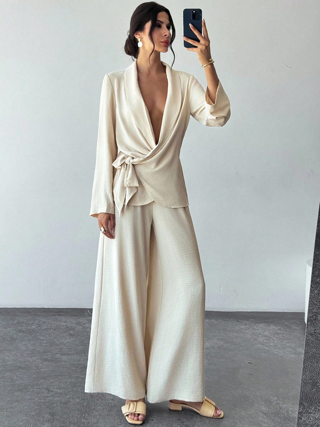 Costum SHEIN, portocaliu