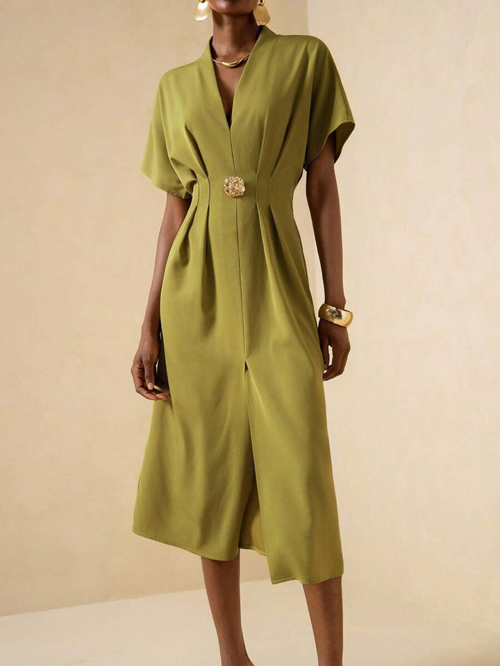 Rochie midi SHEIN, verde