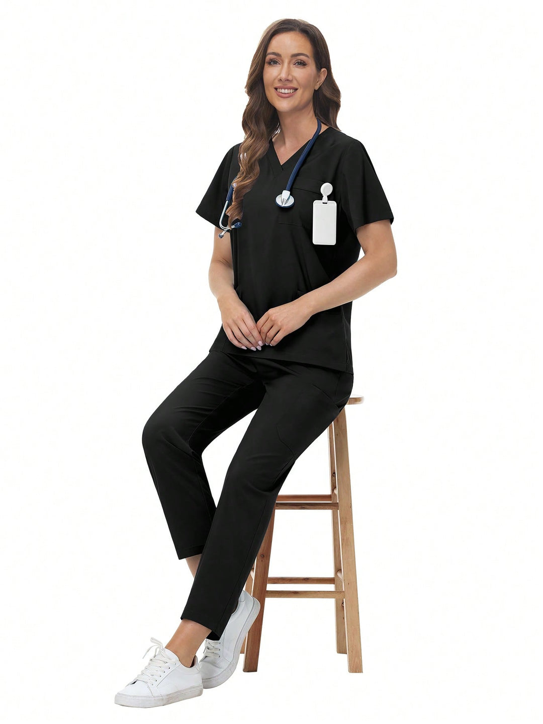 Compleu medical SHEIN, negru