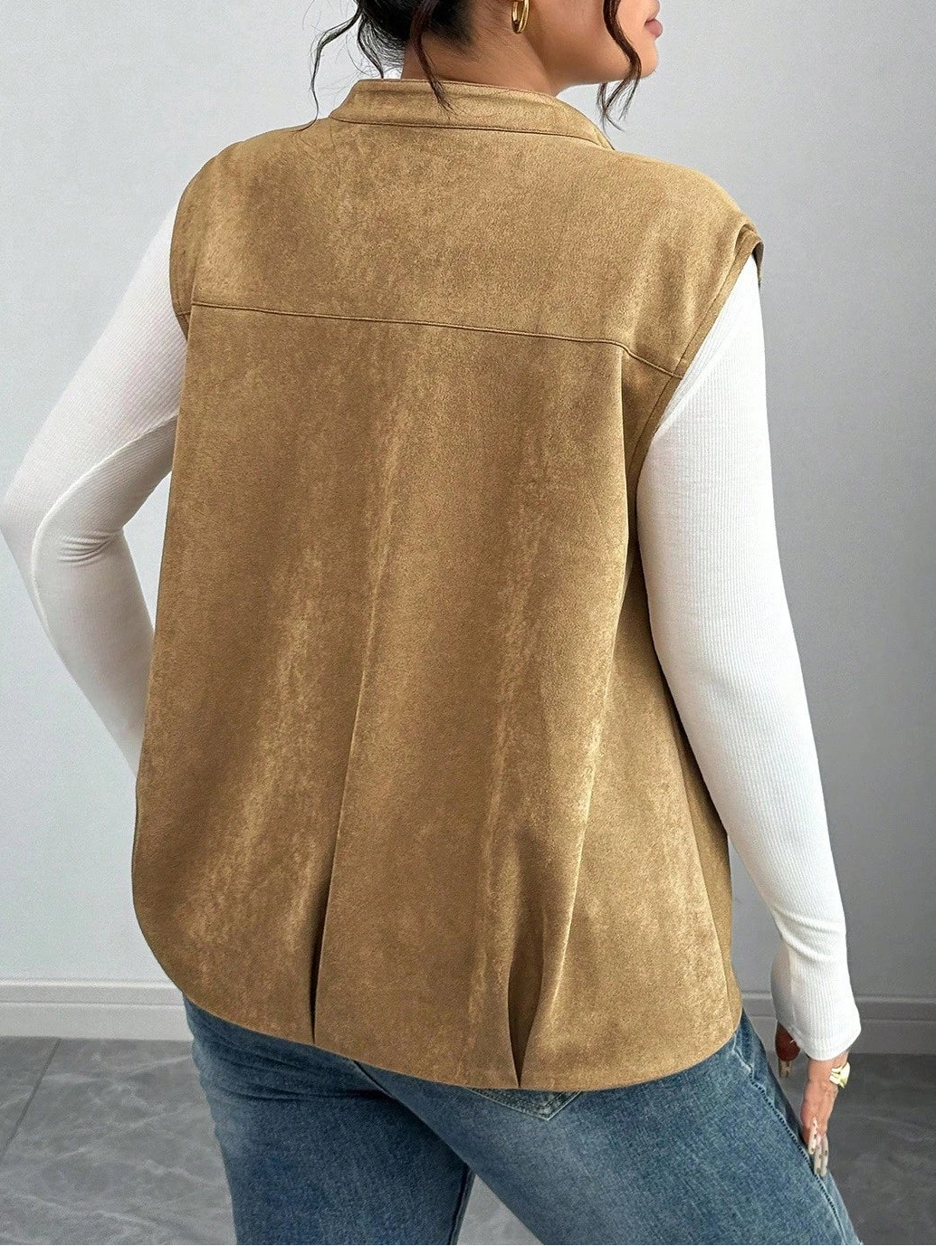 SHEIN mellény, barna
