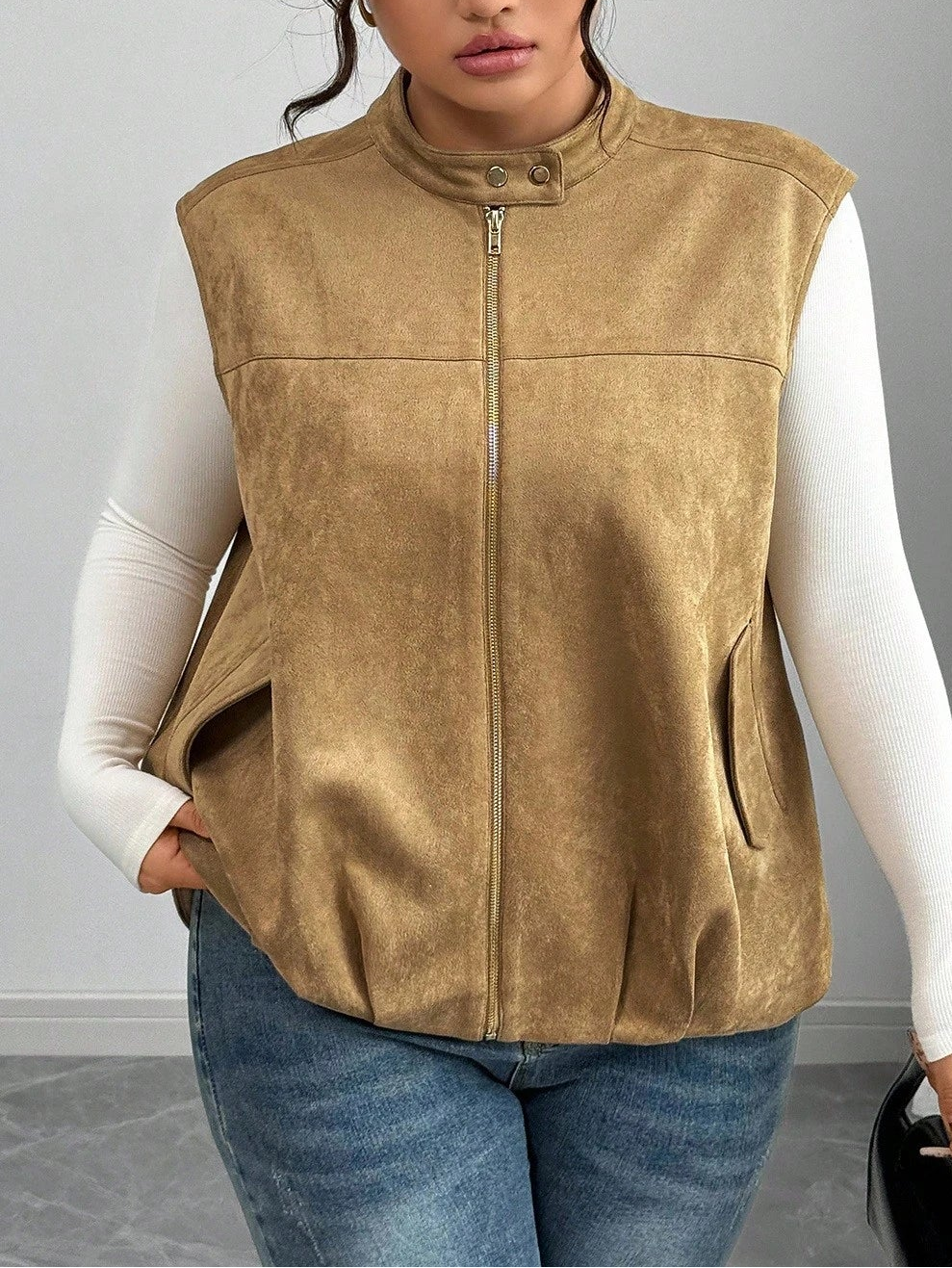 SHEIN mellény, barna
