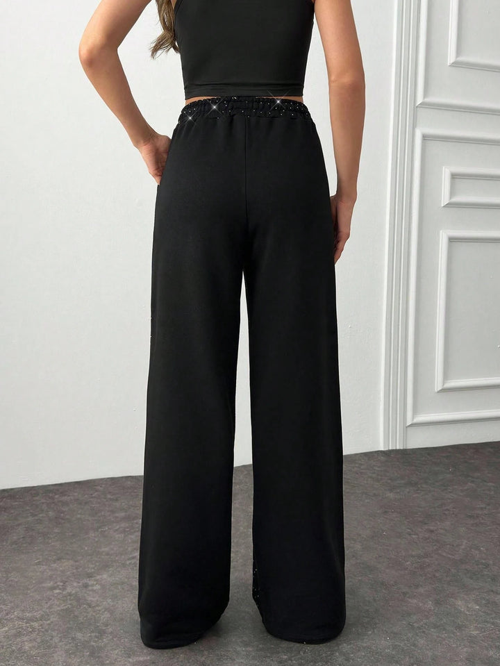 Pantaloni de trening Shein, negru