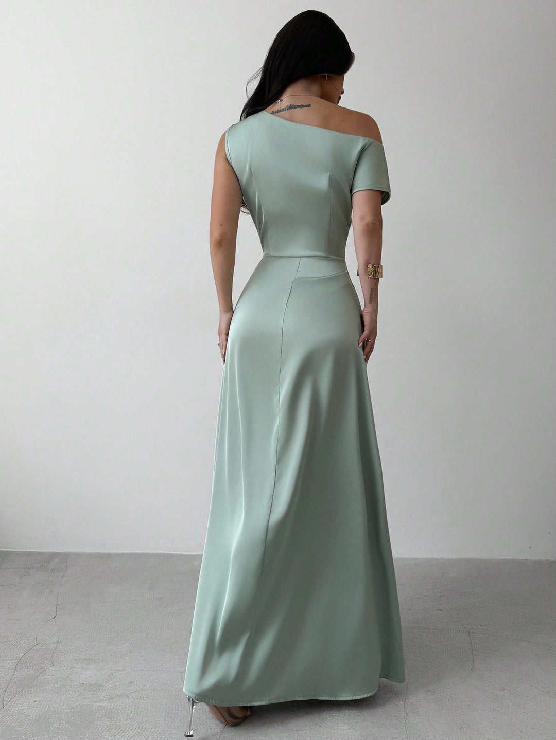 Rochie maxi SHEIN, verde