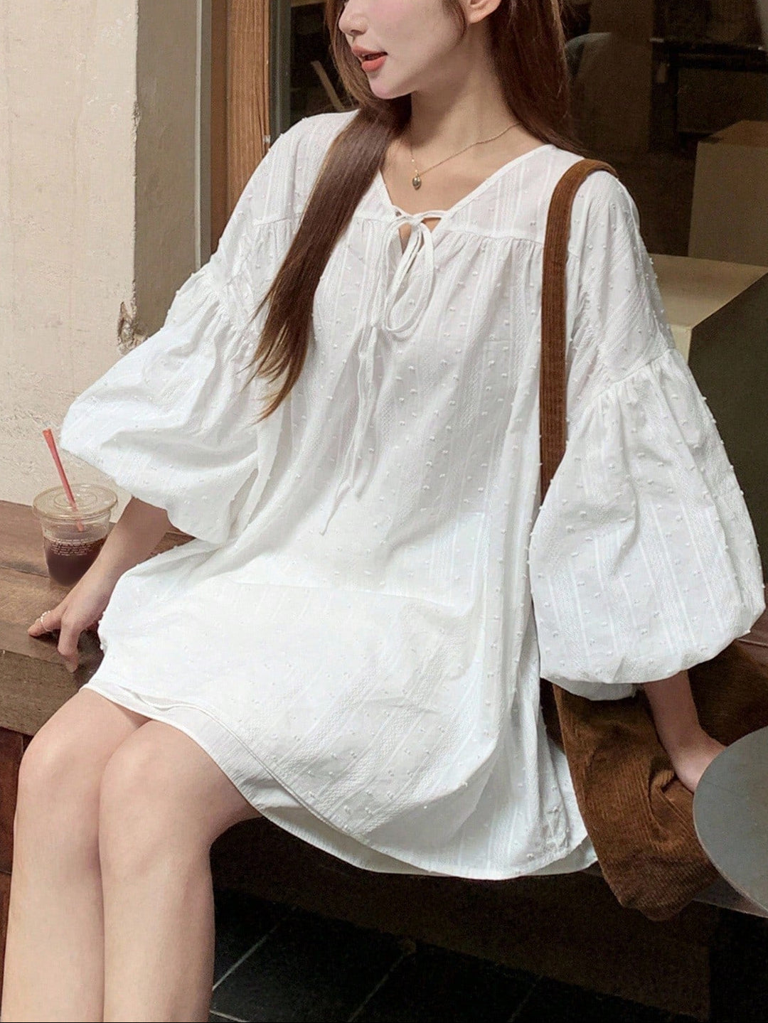 SHEIN ruha, fehér