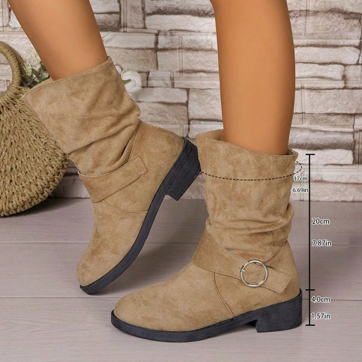 Botine SHEIN, maro