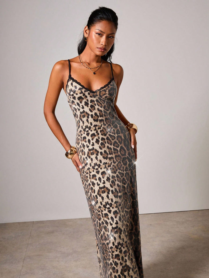 Rochie maxi SHEIN, maro