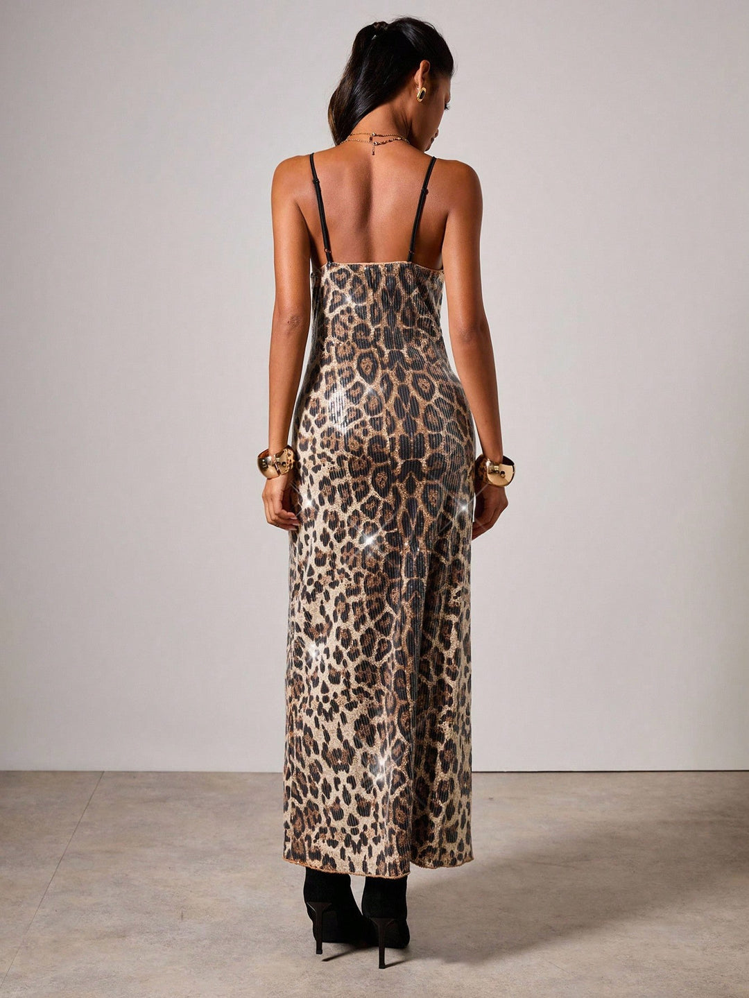 Rochie maxi SHEIN, maro