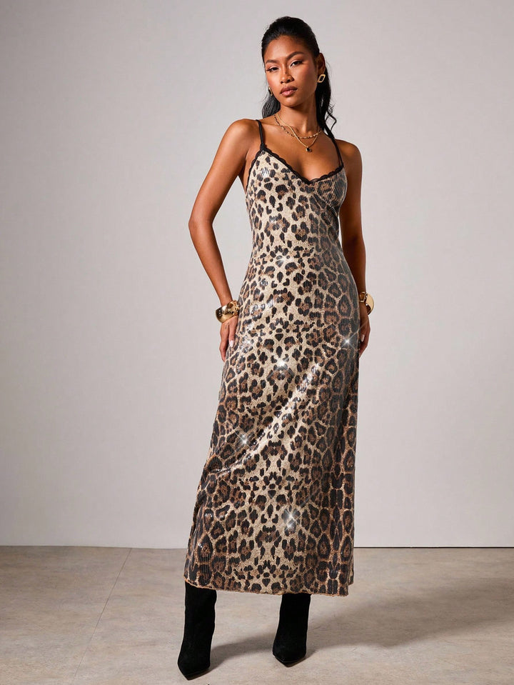 Rochie maxi SHEIN, maro