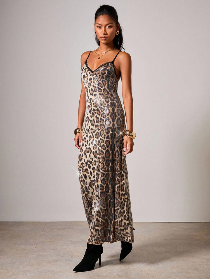 Rochie maxi SHEIN, maro