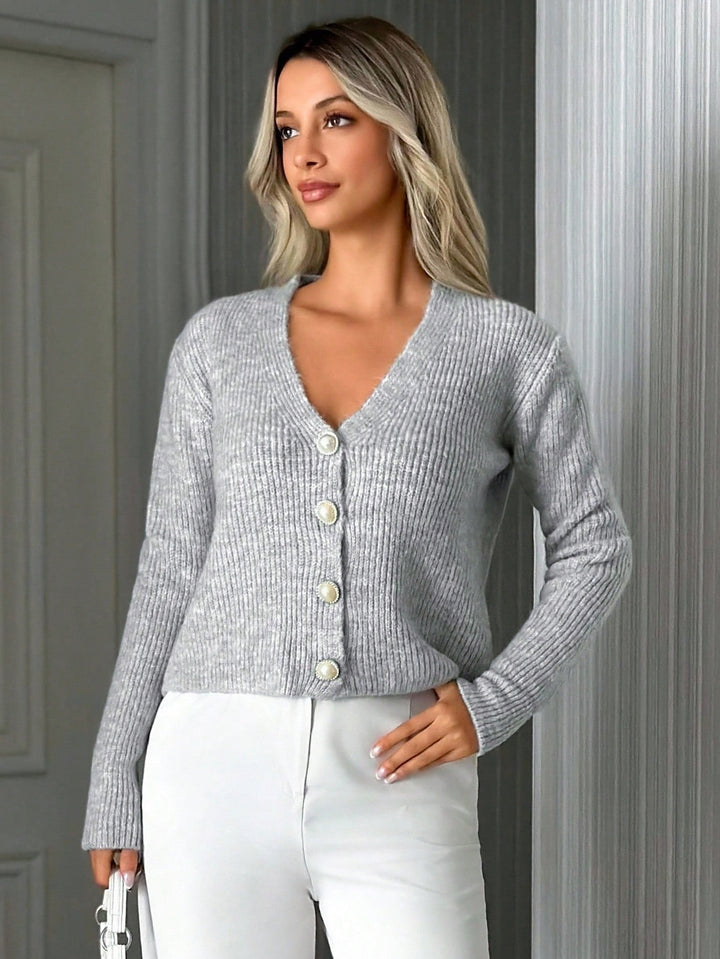 Cardigan SHEIN, gri