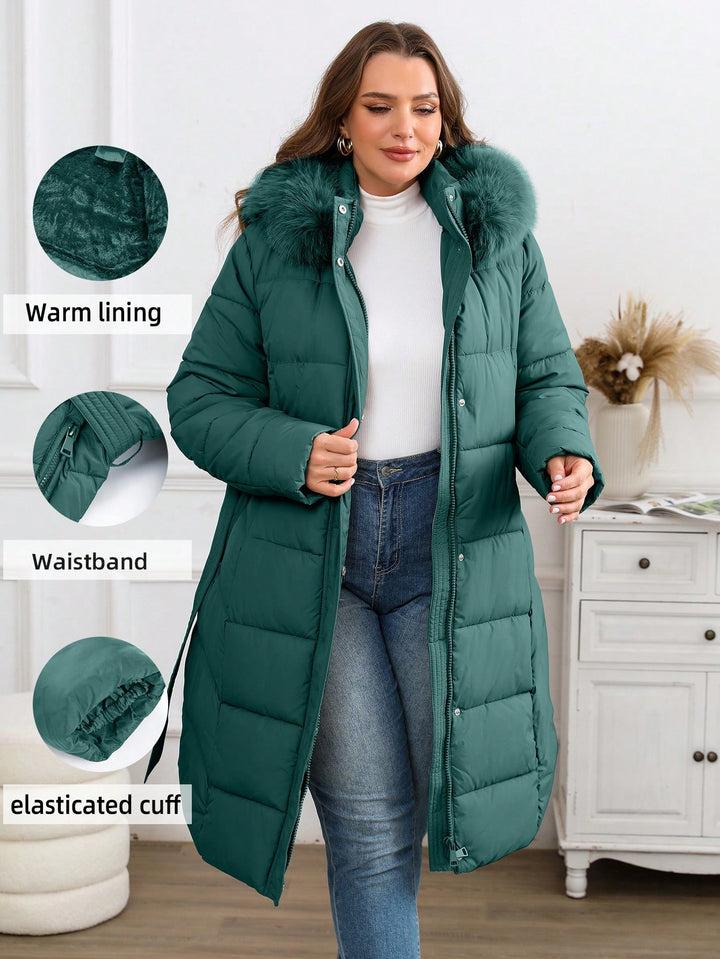 Palton SHEIN, verde