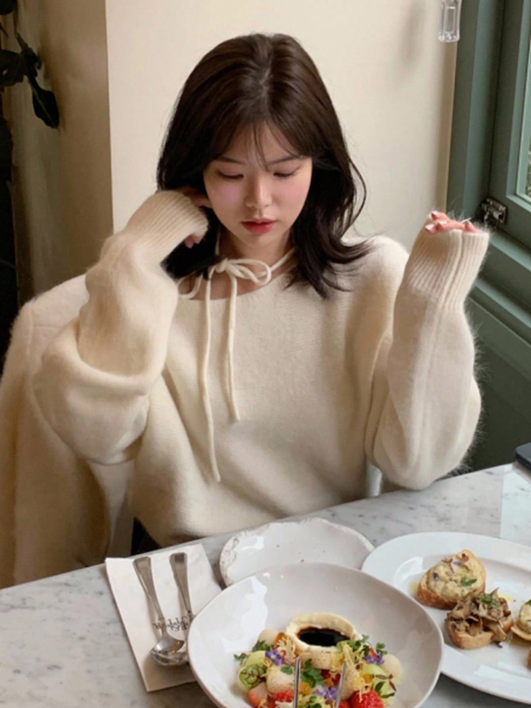 Pulover SHEIN, bej
