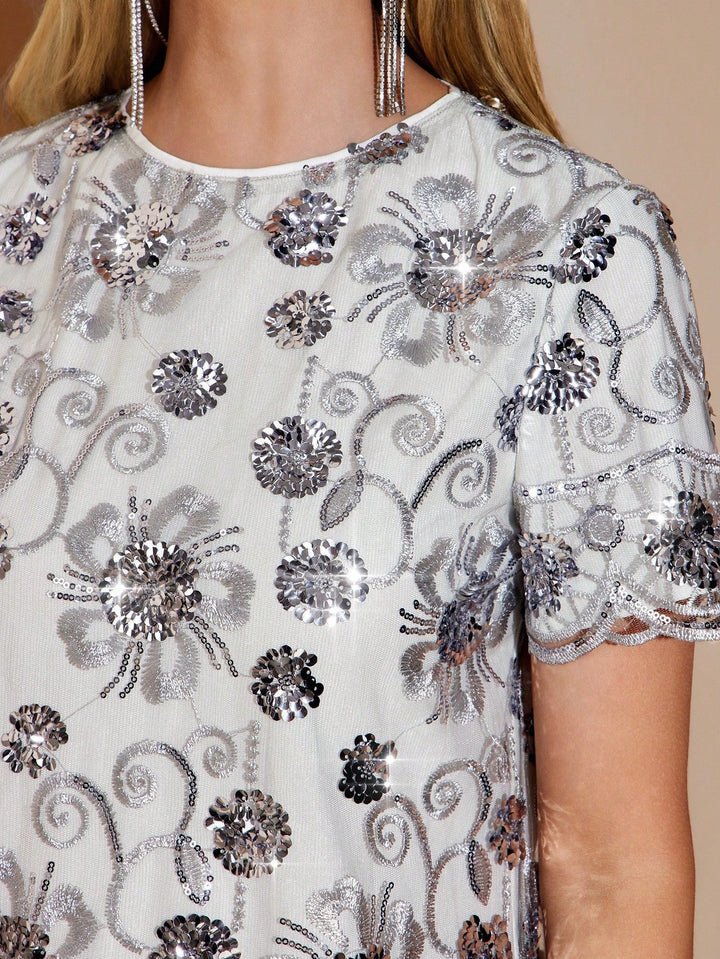 Rochie scurtă SHEIN, alb