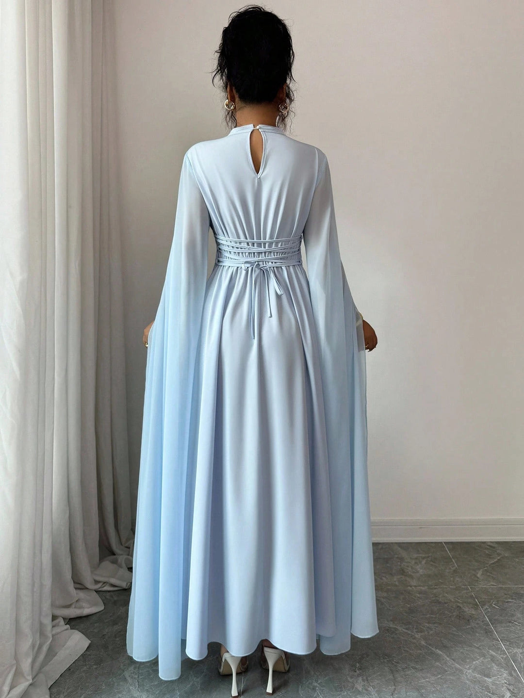 Shein maxi ruha, kék
