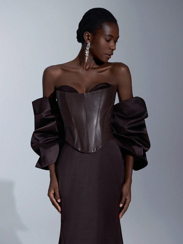 Rochie SHEIN, maro