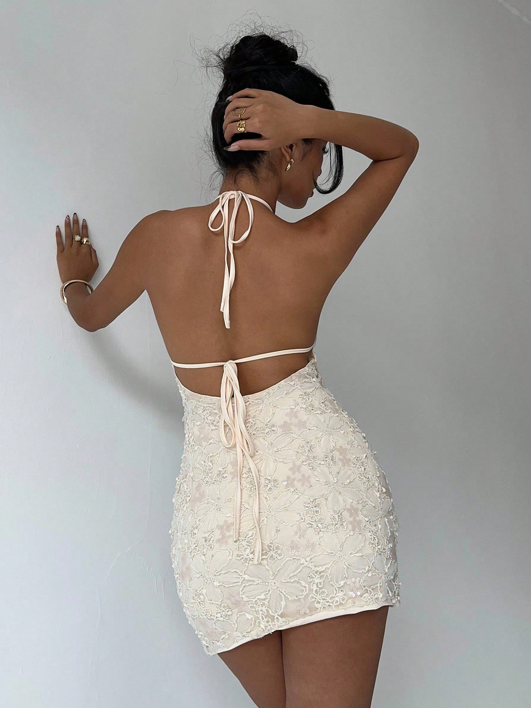 Rochie mini SHEIN, portocaliu