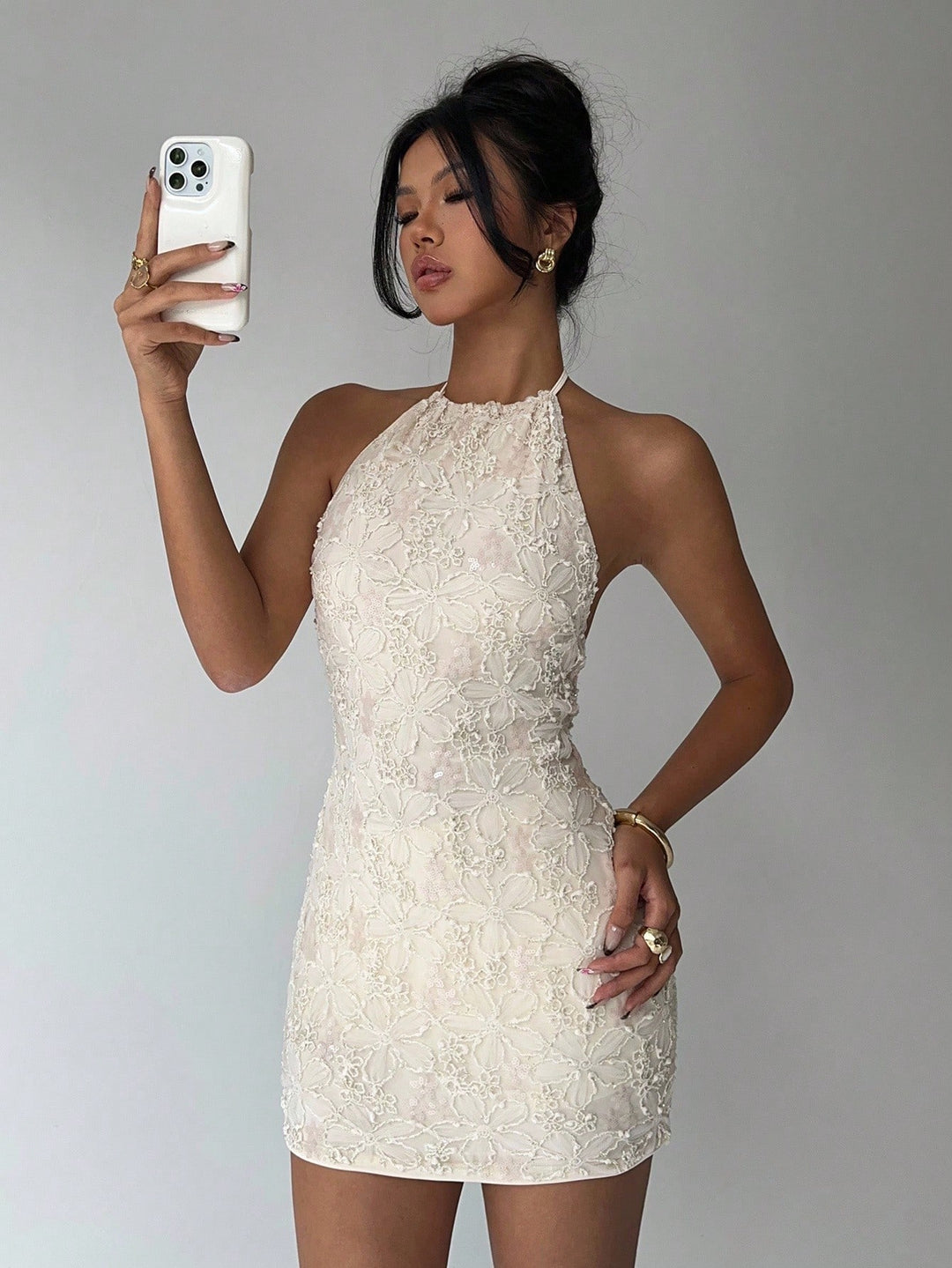 Rochie mini SHEIN, portocaliu