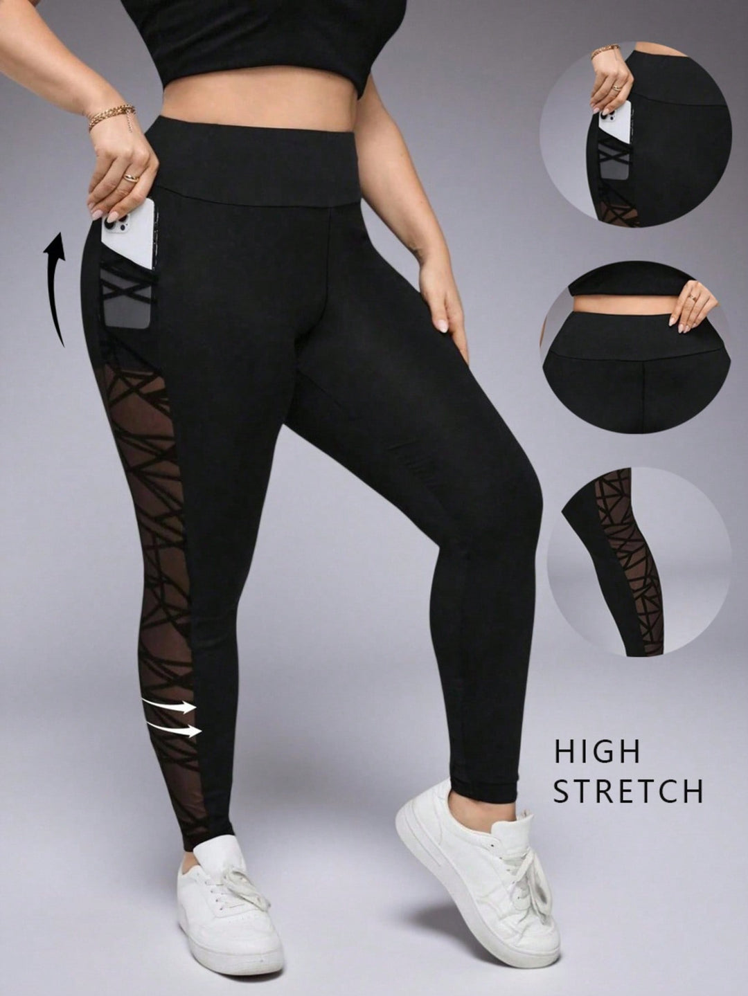 Colanti SHEIN, negru