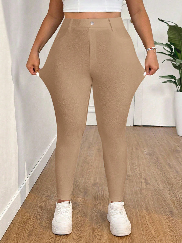 Pantaloni SHEIN, kaki